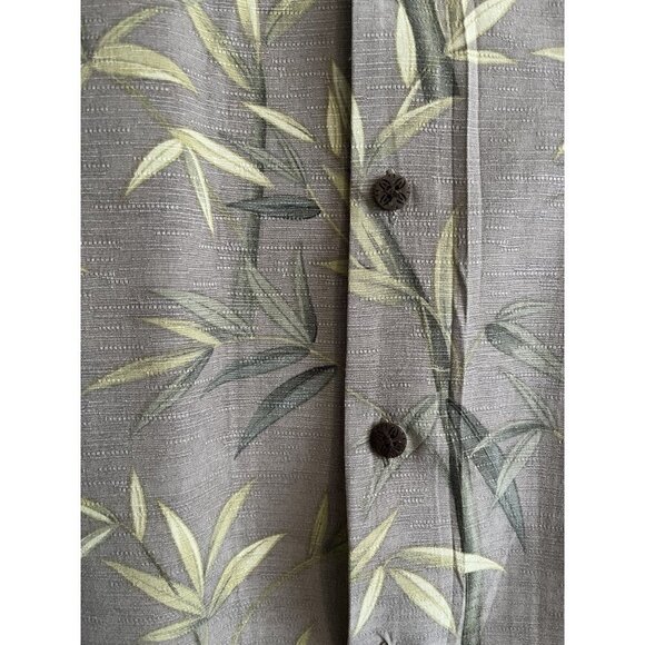 Jamaica Jaxx XXL Mens Hawaiian Print Silk Short Sleeve Button-Down Shirt - Picture 6 of 7